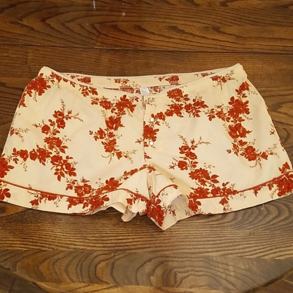 Old Navy vintage floral cottage core retro pajamas shorts